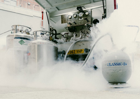Liquid nitrogen deliveries