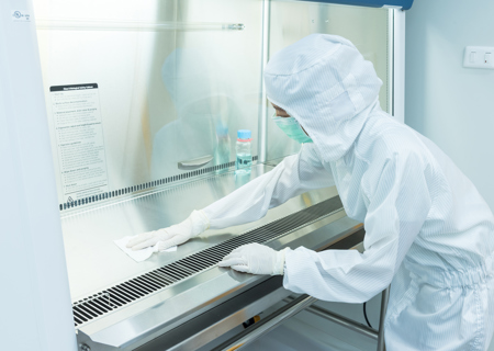 Safety cabinet and fume cupboard servicing